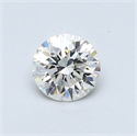 0.43 quilates, Redondo Diamante , Color G, claridad VS1 y certificado por EGL