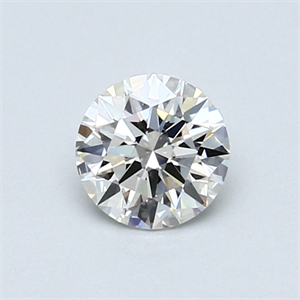 Picture of 0.57 Carats, Round Diamond with Excellent Cut, F Color, SI1 Clarity and Certified by GIA