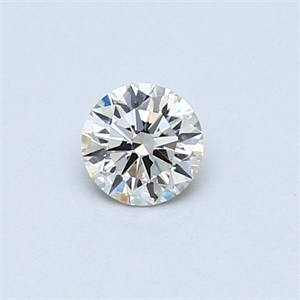 Picture of 0.30 Carats, Round Diamond with Excellent Cut, G Color, IF Clarity and Certified by EGL