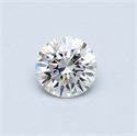 0.41 Carats, Round Diamond with Very Good Cut, D Color, VS1 Clarity and Certified by GIA
