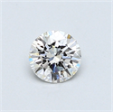 0.44 Carats, Round Diamond with Very Good Cut, G Color, VS2 Clarity and Certified by GIA