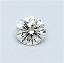 0.45 quilates, Redondo Diamante , Color I, claridad VVS1 y certificado por EGL