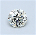 0.70 Carats, Round Diamond with Excellent Cut, I Color, VS2 Clarity and Certified by EGL