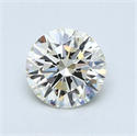 0.70 Carats, Round Diamond with Excellent Cut, I Color, VVS2 Clarity and Certified by EGL