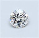 0.50 Carats, Round Diamond with Excellent Cut, D Color, VS2 Clarity and Certified by GIA