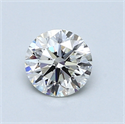0.70 quilates, Redondo Diamante , Color G, claridad VVS2 y certificado por EGL