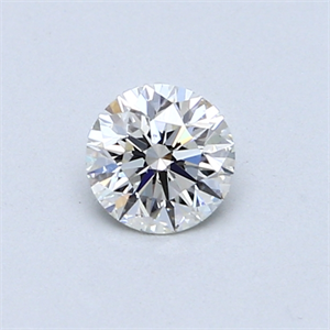 Picture of 0.44 Carats, Round Diamond with Very Good Cut, I Color, SI1 Clarity and Certified by GIA