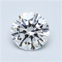 0.79 Carats, Round Diamond with Very Good Cut, D Color, SI2 Clarity and Certified by GIA
