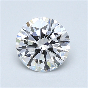 Picture of 0.79 Carats, Round Diamond with Very Good Cut, D Color, SI2 Clarity and Certified by GIA