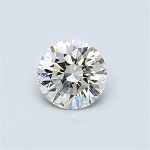 Picture of 0.44 Carats, Round Diamond with Excellent Cut, H Color, SI1 Clarity and Certified by EGL