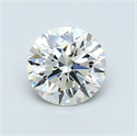 0.70 Carats, Round Diamond with Very Good Cut, I Color, VVS1 Clarity and Certified by GIA