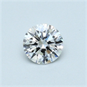 0.41 Carats, Round Diamond with Excellent Cut, D Color, SI1 Clarity and Certified by GIA