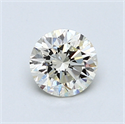 0.71 Carats, Round Diamond with Excellent Cut, I Color, VVS2 Clarity and Certified by EGL