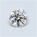 0.55 quilates, Redondo Diamante , Color G, claridad VVS1 y certificado por EGL