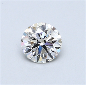 Picture of 0.50 Carats, Round Diamond with Very Good Cut, E Color, SI1 Clarity and Certified by GIA