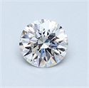 0.71 quilates, Redondo Diamante , Color D, claridad VVS2 y certificado por GIA