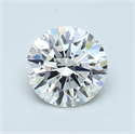 0.75 Carats, Round Diamond with Excellent Cut, D Color, VVS2 Clarity and Certified by GIA