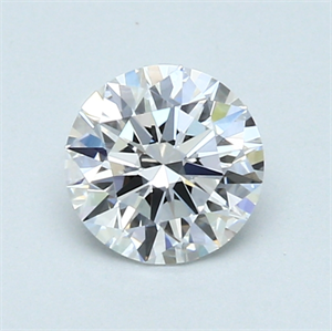 Picture of 0.75 Carats, Round Diamond with Excellent Cut, D Color, VVS2 Clarity and Certified by GIA