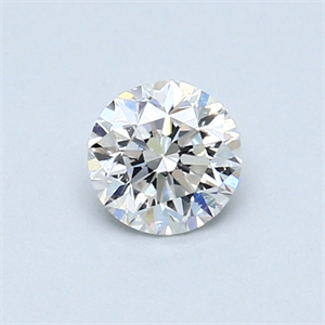 Picture of 0.50 Carats, Round Diamond with Good Cut, E Color, SI1 Clarity and Certified by GIA