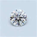 0.43 Carats, Round Diamond with Very Good Cut, E Color, SI1 Clarity and Certified by GIA