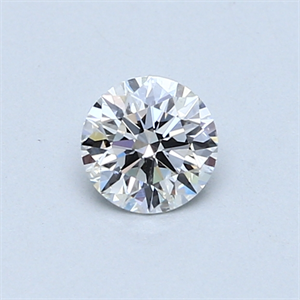 Picture of 0.43 Carats, Round Diamond with Very Good Cut, E Color, SI1 Clarity and Certified by GIA