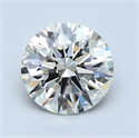 1.28 Carats, Round Diamond with Excellent Cut, J Color, VVS2 Clarity and Certified by GIA