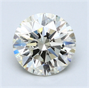 1.59 Carats, Round Diamond with Excellent Cut, M Color, VVS2 Clarity and Certified by GIA