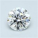 0.82 Carats, Round Diamond with Excellent Cut, D Color, VVS2 Clarity and Certified by GIA