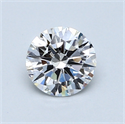 0.74 Carats, Round Diamond with Very Good Cut, E Color, VS1 Clarity and Certified by GIA