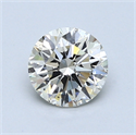 0.91 Carats, Round Diamond with Very Good Cut, J Color, VS2 Clarity and Certified by GIA