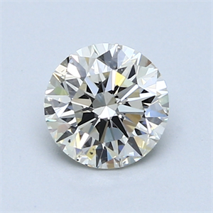 Picture of 0.91 Carats, Round Diamond with Very Good Cut, J Color, VS2 Clarity and Certified by GIA