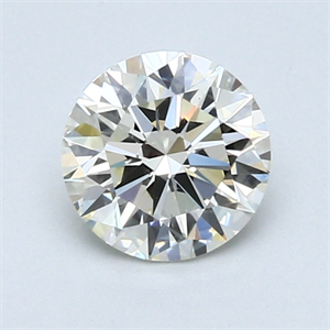 Picture of 0.91 Carats, Round Diamond with Excellent Cut, H Color, VVS2 Clarity and Certified by EGL