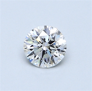 Picture of 0.46 Carats, Round Diamond with Very Good Cut, D Color, VS2 Clarity and Certified by GIA