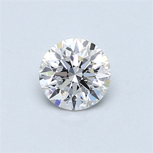 Picture of 0.47 Carats, Round Diamond with Very Good Cut, D Color, VS1 Clarity and Certified by GIA