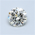 0.72 Carats, Round Diamond with Excellent Cut, H Color, VVS1 Clarity and Certified by EGL