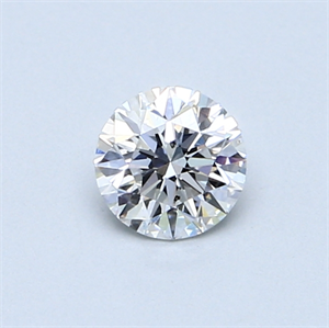 Picture of 0.45 Carats, Round Diamond with Very Good Cut, D Color, SI1 Clarity and Certified by GIA