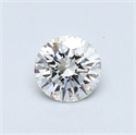 0.41 Carats, Round Diamond with Excellent Cut, G Color, VS2 Clarity and Certified by EGL