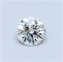 0.45 Carats, Round Diamond with Very Good Cut, F Color, SI1 Clarity and Certified by GIA