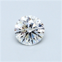0.51 Carats, Round Diamond with Very Good Cut, E Color, VVS2 Clarity and Certified by GIA