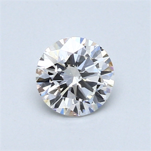 Picture of 0.48 Carats, Round Diamond with Very Good Cut, F Color, VS2 Clarity and Certified by GIA