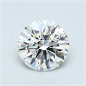 0.75 quilates, Redondo Diamante , Color E, claridad VS2 y certificado por GIA