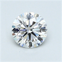 0.70 quilates, Redondo Diamante , Color G, claridad VVS1 y certificado por GIA