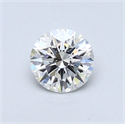 0.47 Carats, Round Diamond with Very Good Cut, D Color, VS2 Clarity and Certified by GIA