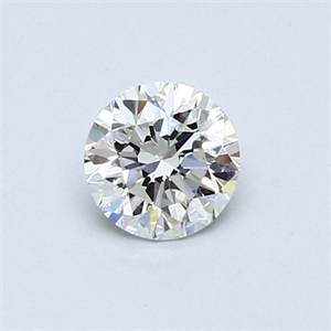 Picture of 0.50 Carats, Round Diamond with Good Cut, F Color, SI1 Clarity and Certified by GIA