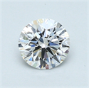 0.70 Carats, Round Diamond with Very Good Cut, D Color, SI1 Clarity and Certified by GIA