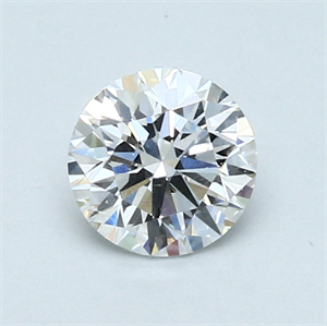 Picture of 0.70 Carats, Round Diamond with Very Good Cut, D Color, SI1 Clarity and Certified by GIA