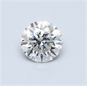 0.52 quilates, Redondo Diamante , Color D, claridad SI1 y certificado por GIA