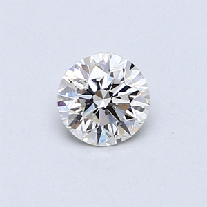 Picture of 0.41 Carats, Round Diamond with Very Good Cut, H Color, VVS1 Clarity and Certified by GIA