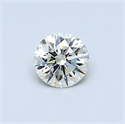 0.38 Carats, Round Diamond with Excellent Cut, G Color, VS1 Clarity and Certified by EGL