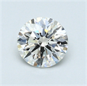 0.71 Carats, Round Diamond with Excellent Cut, F Color, VS2 Clarity and Certified by GIA